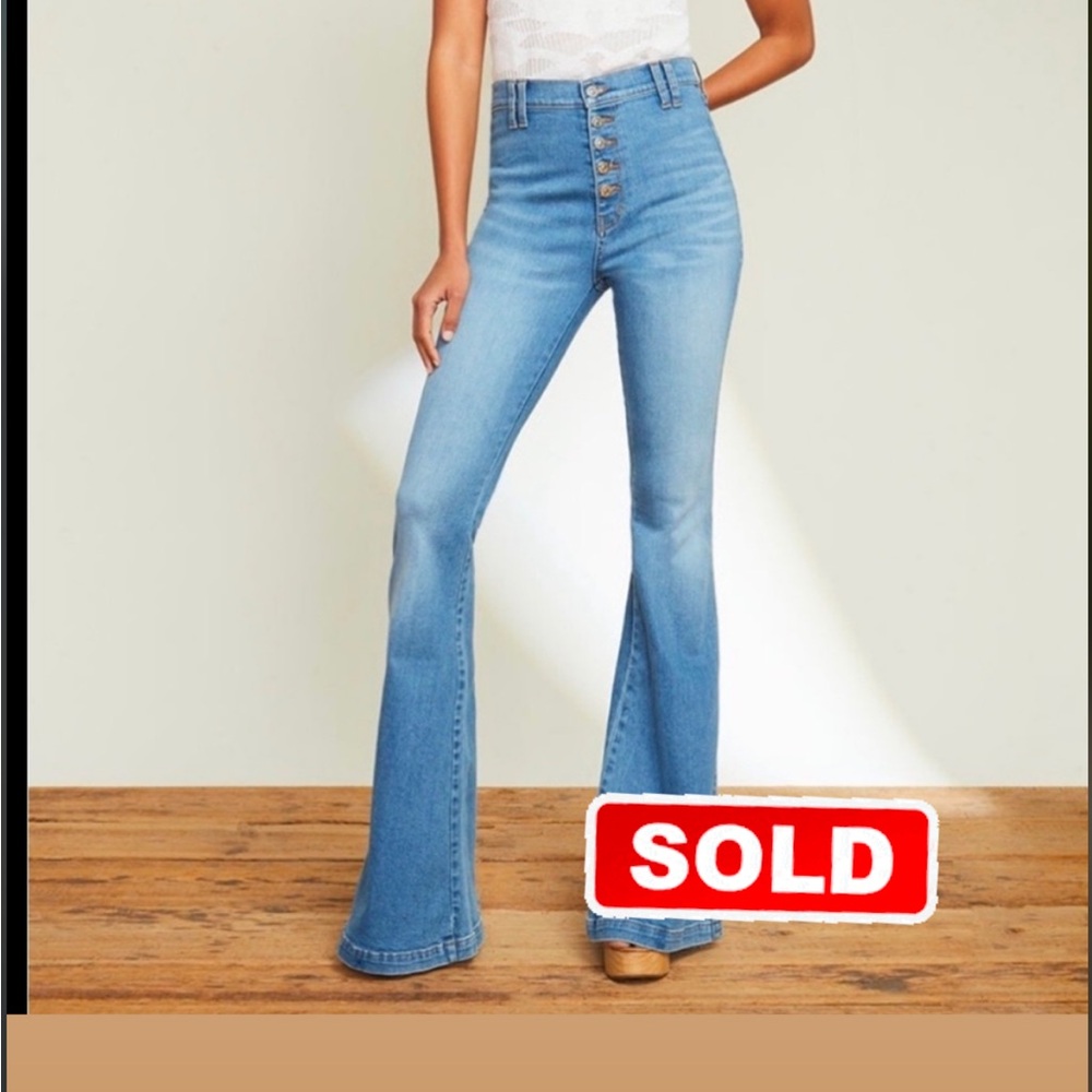 NWT Veronicaa Beard Sheridan High Rise Flare Jeans size 25